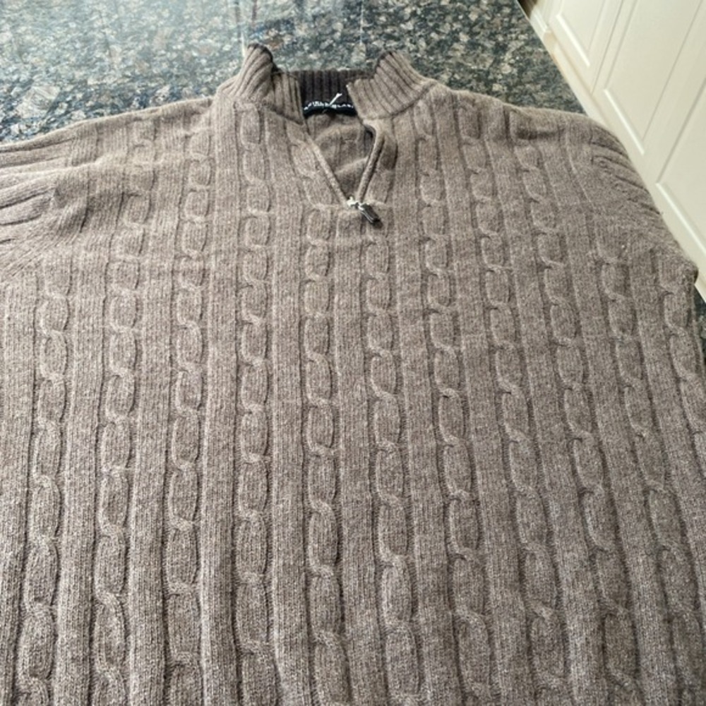 Daniele Blasi XL Men's Wool Blend Sweater Brown Made In Italy    ‎    263